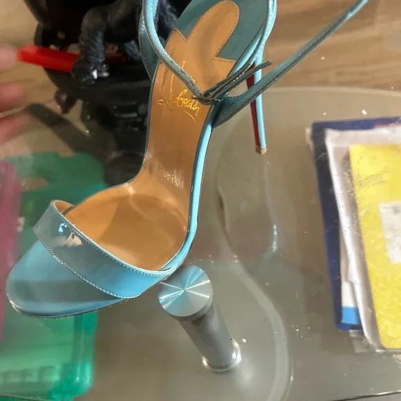 Christian Louboutin Aqua Heels - Picture 12 of 13
